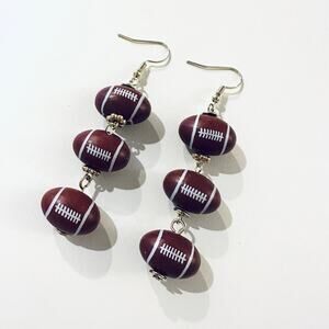 Football Stack of 3 Earrings